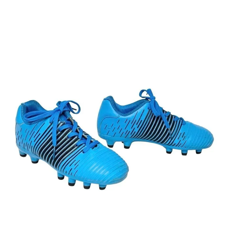 Starmex FG Firm Ground Soccer Cleats Shoes 13/31 Unisex Blue Kids Outdoor Sports